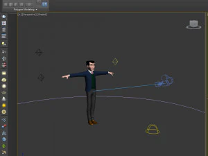 student young man cartoon 02 3D Model