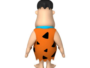 fred flintston cartoon 3D Model