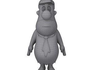 fred flintston cartoon Model 3D