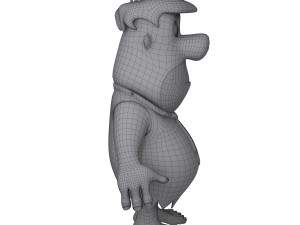 fred flintston cartoon Model 3D