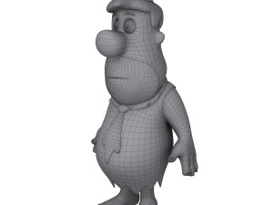 fred flintston cartoon Model 3D
