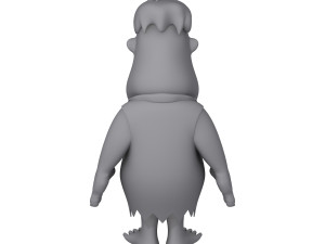 fred flintston cartoon Model 3D
