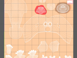 fred flintston cartoon Model 3D