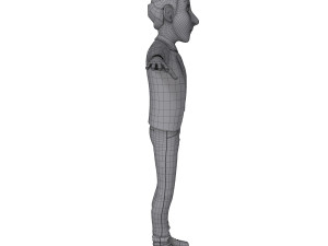 man cartoon professor 02 3D-Modell