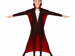 德古拉 卡通 3D 模型