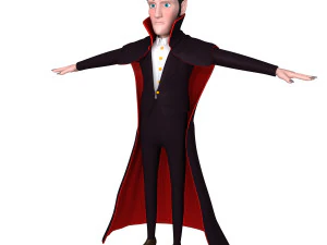 ドラキュラ漫画 3Dモデル