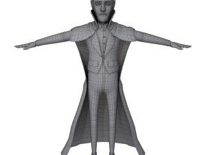 dracula cartoon Modèle 3D