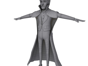dracula cartoon Modèle 3D