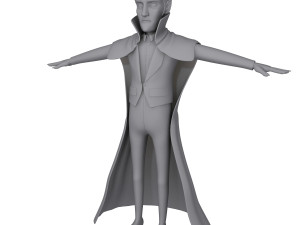 dracula cartoon Modèle 3D