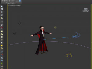 dracula cartoon Modèle 3D