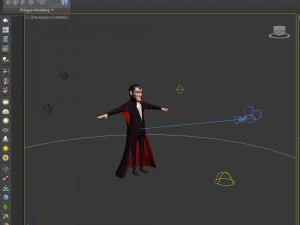 ドラキュラ漫画 3Dモデル