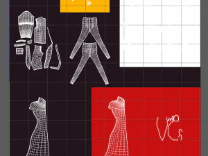 ドラキュラ漫画 3Dモデル