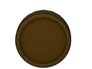 barrel cartoon 3D 模型