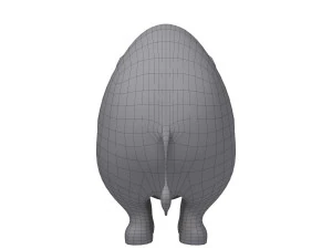 elephant cartoon 3D Model