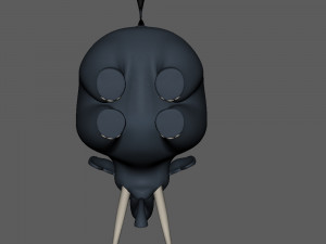 elephant cartoon 3D 模型
