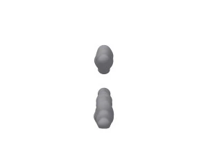 Clouds cartoon 3D Model