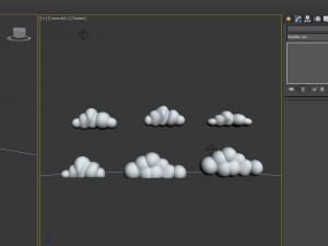 Clouds cartoon Modello 3D