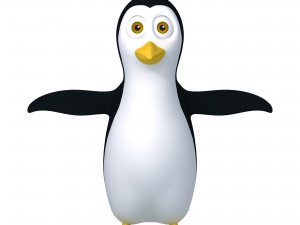 penguin cartoon 3D Model