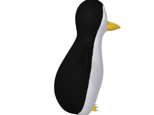 penguin cartoon 3Dモデル