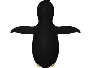 penguin cartoon 3Dモデル