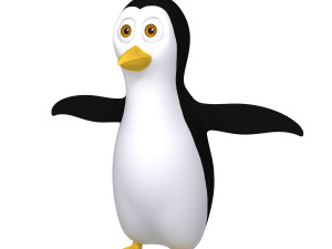 penguin cartoon 3Dモデル