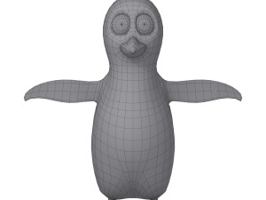 penguin cartoon 3Dモデル