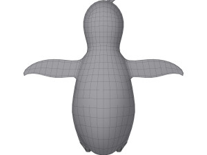 penguin cartoon 3Dモデル