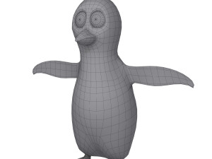 penguin cartoon 3Dモデル