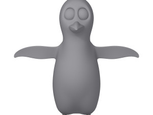 penguin cartoon 3Dモデル