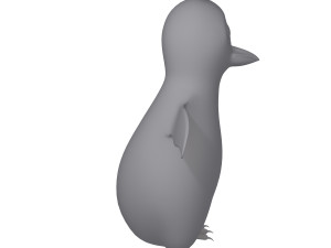 penguin cartoon 3Dモデル