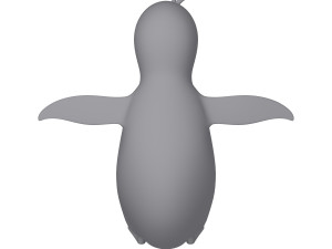 penguin cartoon 3Dモデル