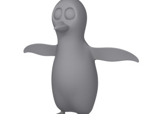 penguin cartoon 3Dモデル