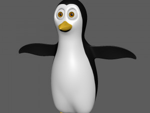 penguin cartoon 3Dモデル
