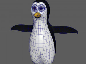 penguin cartoon 3Dモデル