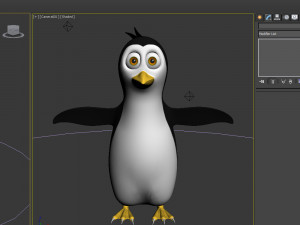 penguin cartoon 3Dモデル