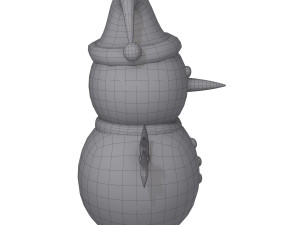 snowman cartoon Model 3D