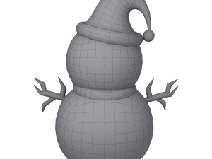 snowman cartoon Model 3D