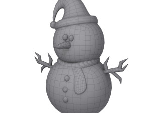 snowman cartoon Model 3D