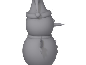 snowman cartoon Model 3D