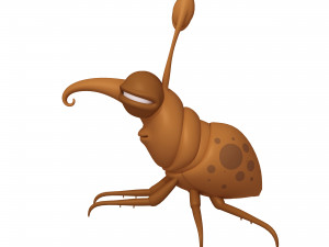 bug cartoon 3D Model
