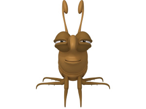 bug cartoon Modèle 3D
