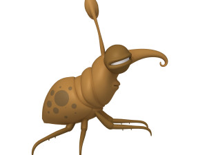bug cartoon Modèle 3D