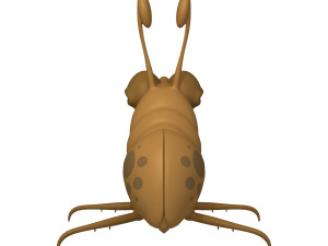 bug cartoon Modèle 3D