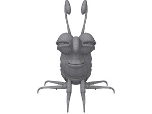 bug cartoon Modèle 3D