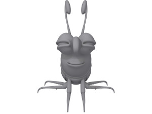 bug cartoon Modèle 3D