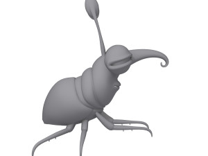 bug cartoon Modèle 3D
