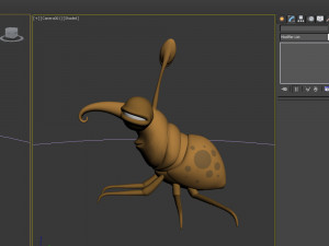 bug cartoon Modèle 3D