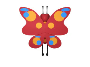 cartone animato di farfalla Modello 3D
