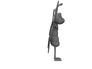 cartone animato di farfalla Modello 3D