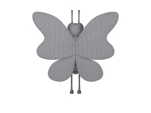 cartone animato di farfalla Modello 3D